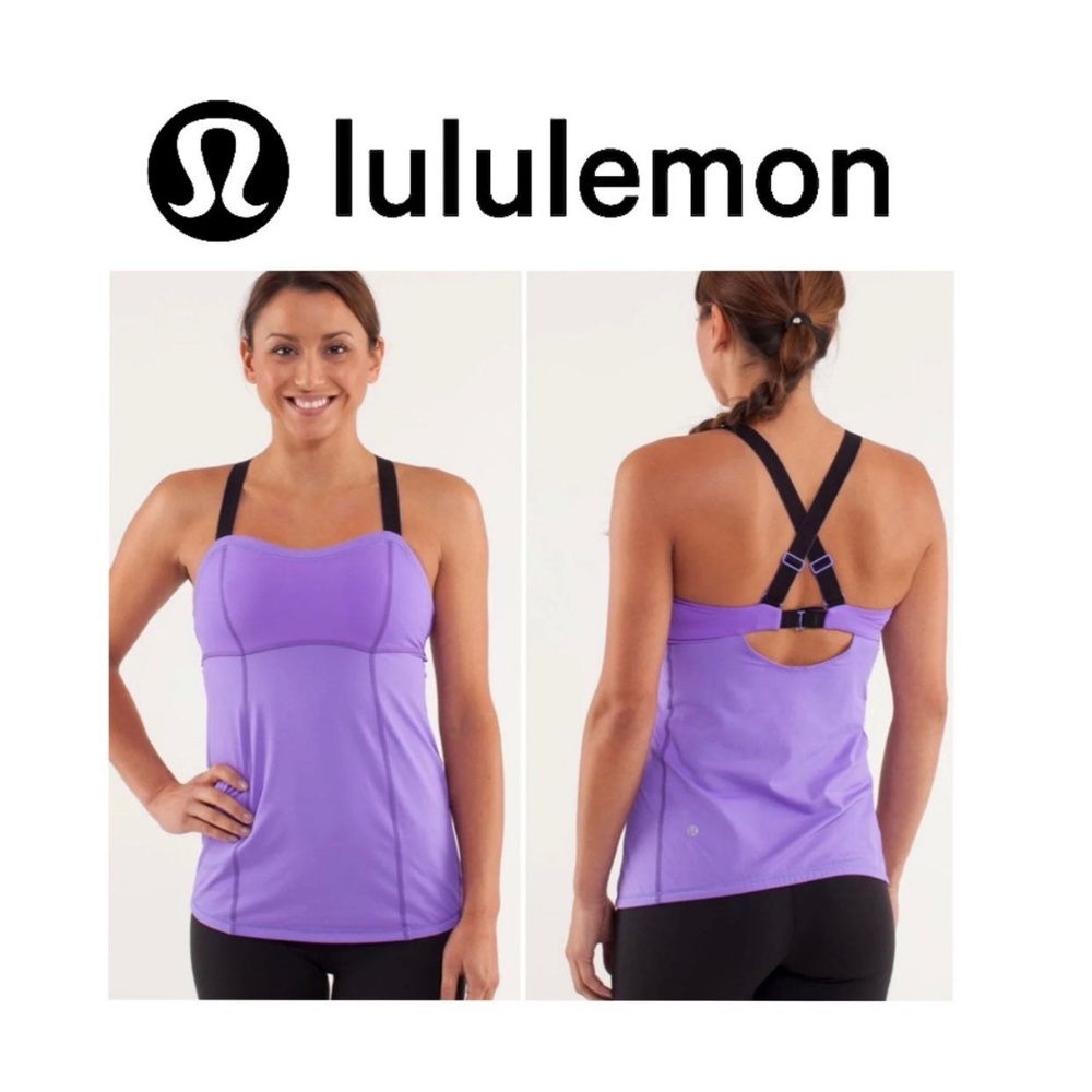 lululemon run catch me tank top size 6